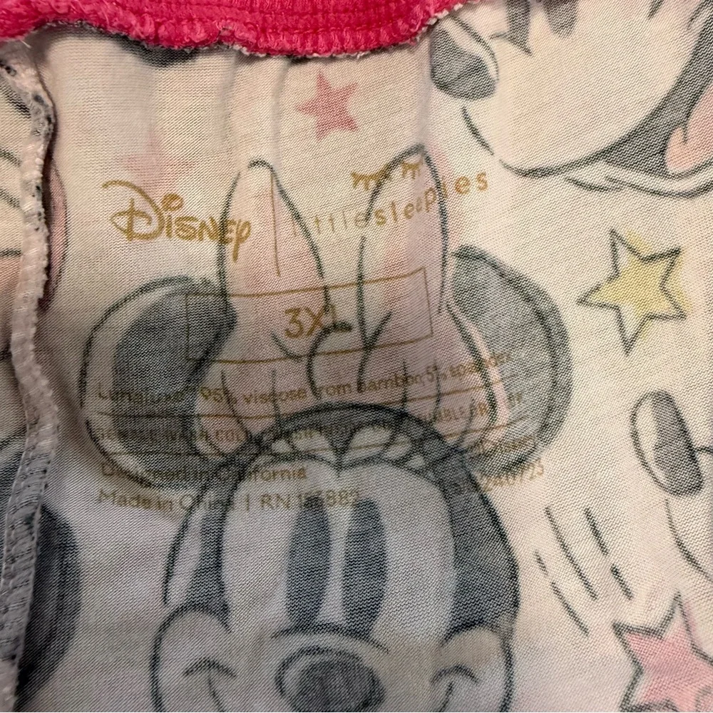 Little Sleepies Disney Minnie Lunaluxe Bamboo Pajama Pants Women's Size 3XL - Picture 6 of 6